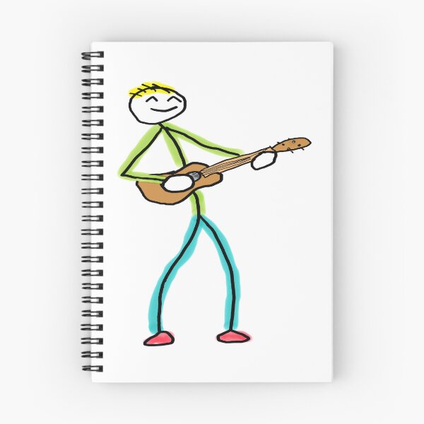 Item preview, Ukulele Playing Stickman designed and sold by Mark-Ewbie.