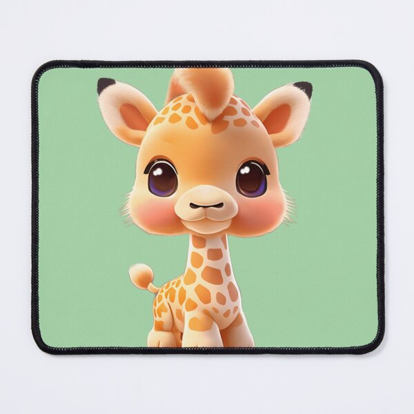 Item preview, Cute baby giraffe safari drawing art illustration designed and sold by hollycooper.