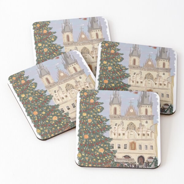 Item preview, Prague Old town square at Christmas designed and sold by lilyrouen.