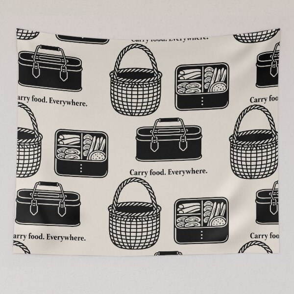 Item preview, Carry Food Everywhere - Global Picnic and Bento Art designed and sold by SplashTastic.