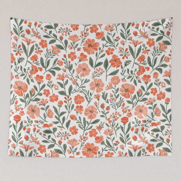 Item preview, Whispering blossoms of grace designed and sold by Muse-Pattern.