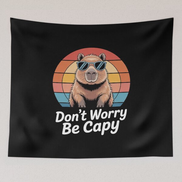 Item preview, Dont Worry Be Capy Capybara Men Boys Kids Youth Women designed and sold by MarryIsMonth.
