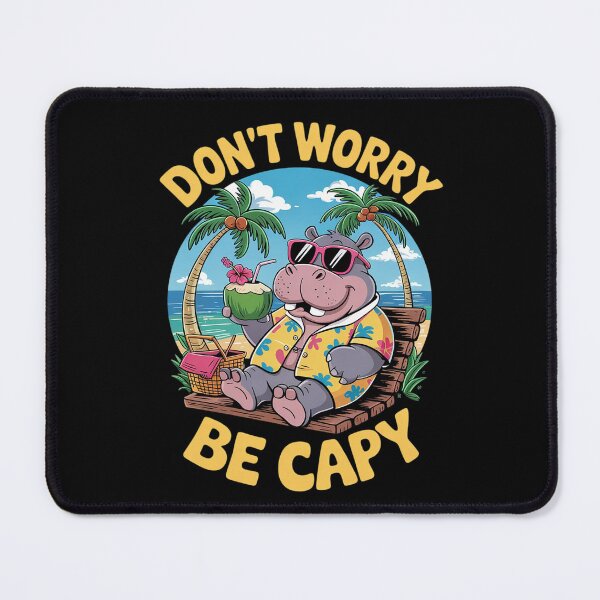 Item preview, Don't Worry Be Capy Capybara Lover Summer designed and sold by FadeOfThrone.