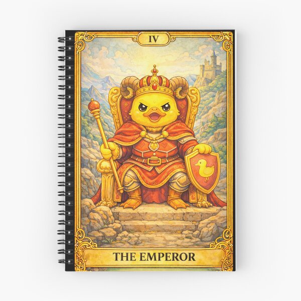 Item preview, Duckie Tarot Card: The Emperor designed and sold by LizzyLooDoo Designs.