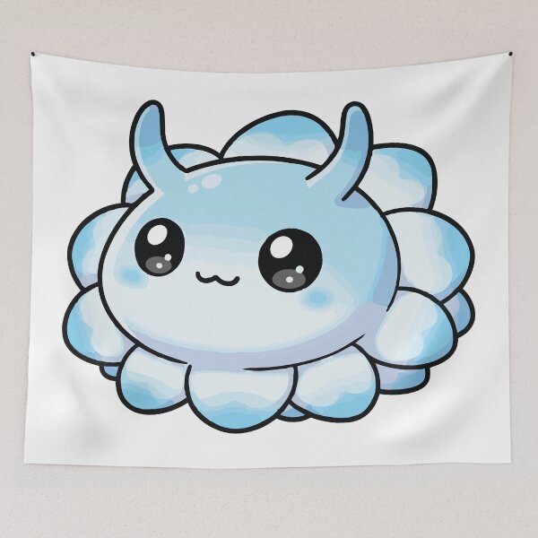Item preview, Spicy Blue Nudibranch Cute Sea Slug Kawaii designed and sold by Petzzz.
