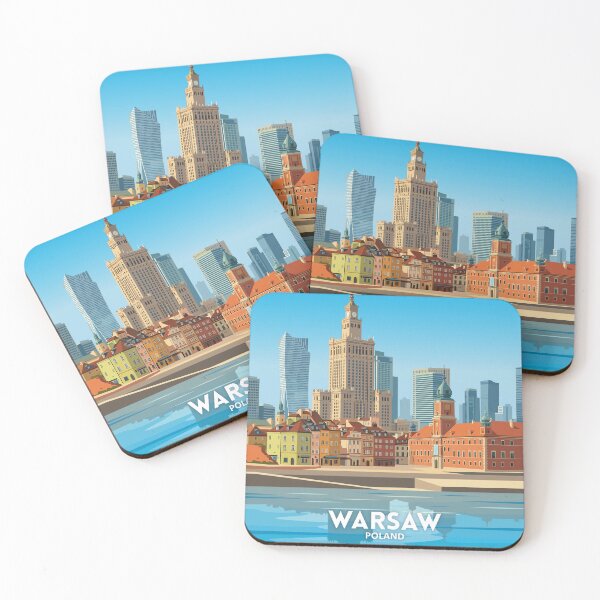 Item preview, Warsaw Poland - Travel art designed and sold by Marciolini.
