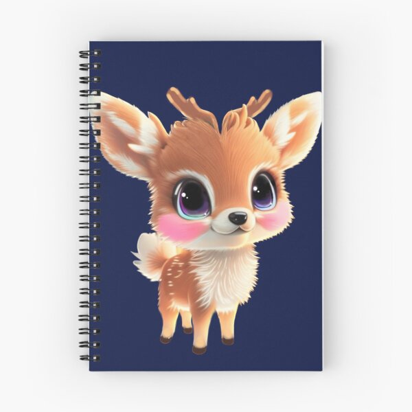 Item preview, Cute baby anime style deer fawn woodland animals designed and sold by hollycooper.