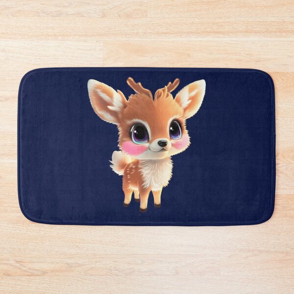 Item preview, Cute baby anime style deer fawn woodland animals designed and sold by hollycooper.