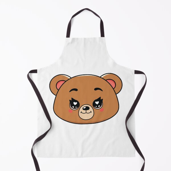 Item preview, Cute Bear Face – Adorable Kawaii Bear designed and sold by MarshallStickerX.