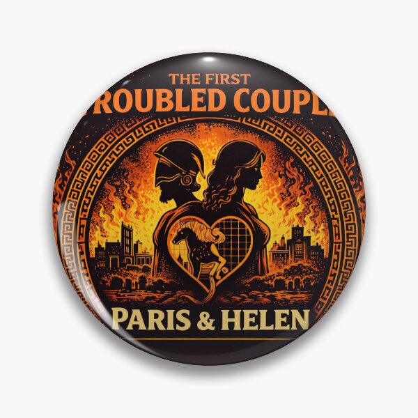 Item preview, Paris & Helen of Troy Myth Art designed and sold by Retr0Tshirts.