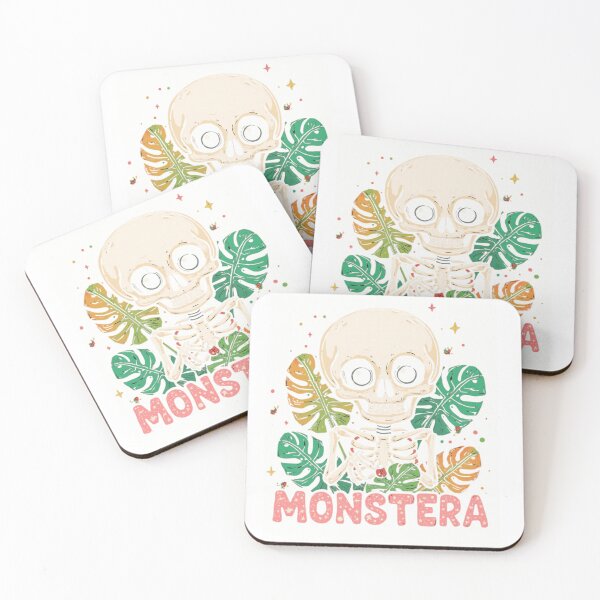 Item preview, Monstera Skull Plant Lover Skeleton Grunge designed and sold by funnyshop222.