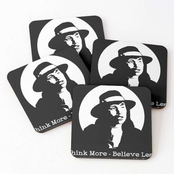 Item preview, John Trudell Quote Think More Believe Less designed and sold by The Fonsecastein Shop.