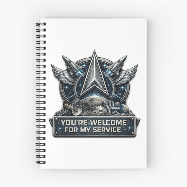 Item preview, You’re Welcome for My Service – Funny Space Force Military Humor designed and sold by RogueSymmetry.