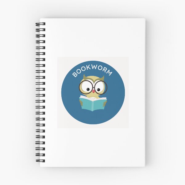 Item preview, Bookworm Owl Reading Sticker | Junk Journal designed and sold by Halb92.