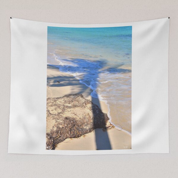 Item preview, Palm Tree Shadow Orient Bay St. Martin designed and sold by LisaWootenPhoto.