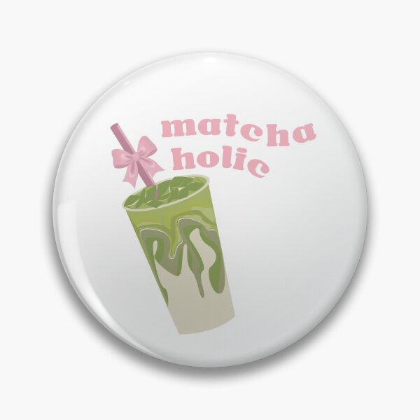 Item preview, Matchaholic Matcha Latte Sticker designed and sold by burmacat.