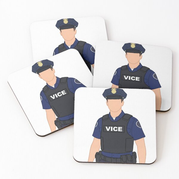 Item preview, Police Officer Illustration Art Print | Minimal Law Enforcement Uniform Design | Modern Flat Character Art designed and sold by AbstractAuraArt.