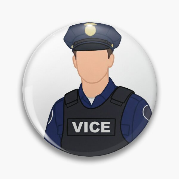 Item preview, Police Officer Illustration Art Print | Minimal Law Enforcement Uniform Design | Modern Flat Character Art designed and sold by AbstractAuraArt.