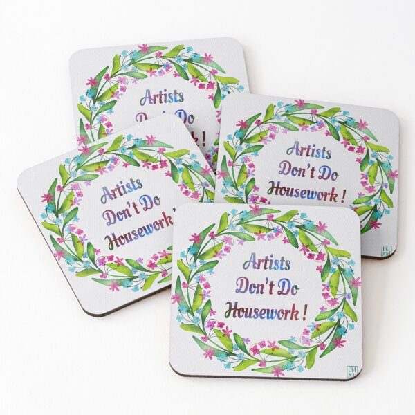 Item preview, Artists Don’t Do Housework! designed and sold by donnabeehappy.