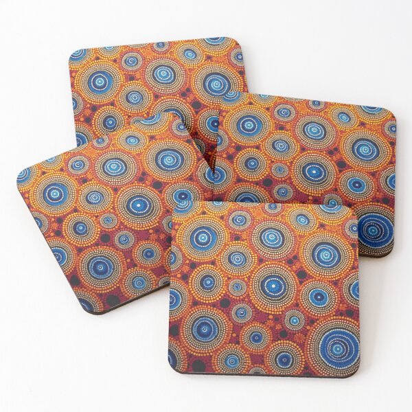 Item preview, Aboriginal Inspired Art - Walking Water Circles designed and sold by GrinGalore.