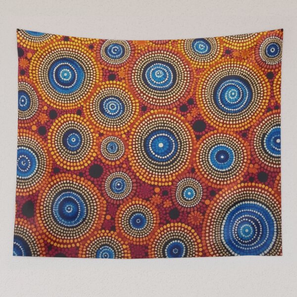Item preview, Aboriginal Inspired Art - Walking Water Circles designed and sold by GrinGalore.