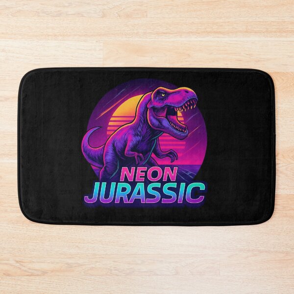 Item preview, Neon Jurassic T-Rex - Vaporwave Dinosaur Synthwave Design designed and sold by MKreative Studio.