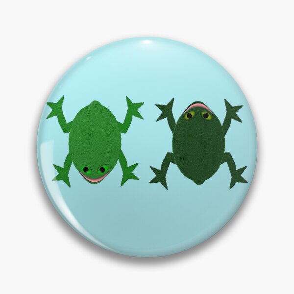 Item preview, Hopping Mad Funny Green Frogs Frogcore Digital Art designed and sold by naturegallery.