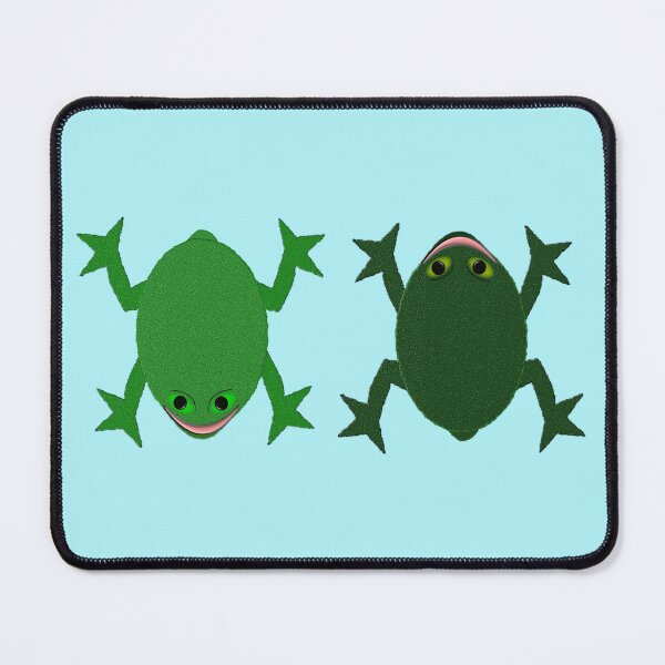 Item preview, Hopping Mad Funny Green Frogs Frogcore Digital Art designed and sold by naturegallery.