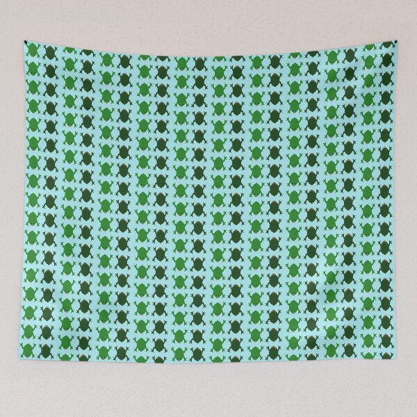 Item preview, Hopping Mad Funny Green Frogs Frogcore Digital Art designed and sold by naturegallery.