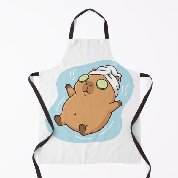 Item preview, Unbothered Moisturized Happy Capybara Spa designed and sold by Petzzz.