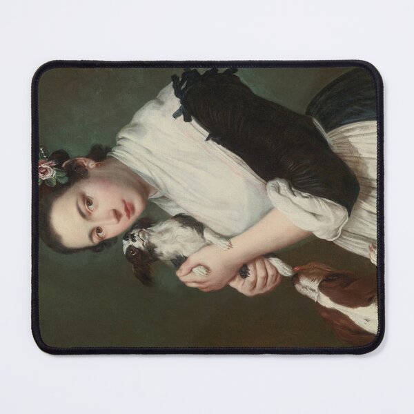 Item preview, Young Women with Two Dogs by Giacomo Ceruti designed and sold by Amanda1775.