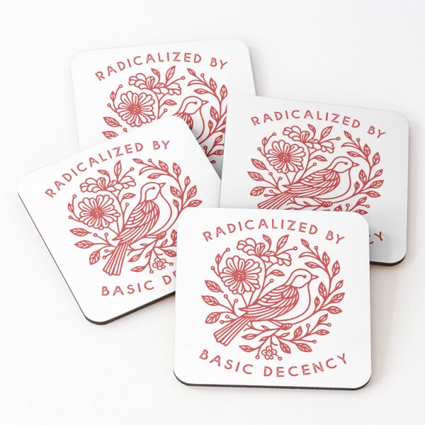 Item preview, Radicalized by Basic Decency Dove Bird Anti Trump Protest designed and sold by Baby-Care.