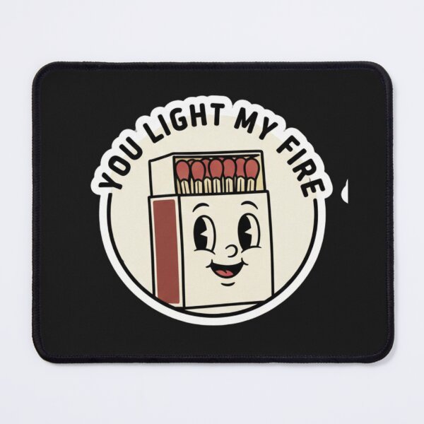 Item preview, Perfect Match Part 1 - You Light My Fire Retro Couple designed and sold by LaurannaDesign.