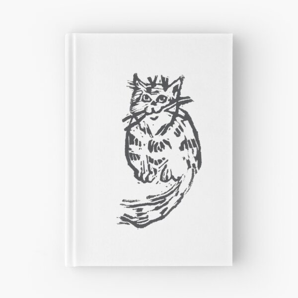 Item preview, A fluffy chubby tabby cat print designed and sold by CrittersByLola.