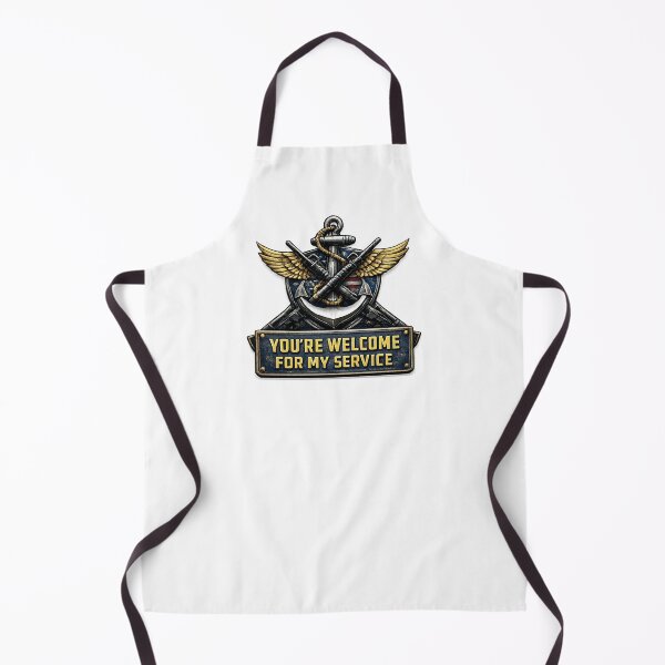 Item preview, Youre Welcome for My Service – Funny Navy Military Humor designed and sold by RogueSymmetry.