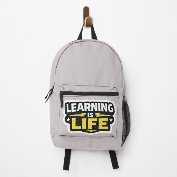 Item preview, Learning Is Life – Smart Mind Motivational Typography Design designed and sold by Amr Darwish Graphic designer.