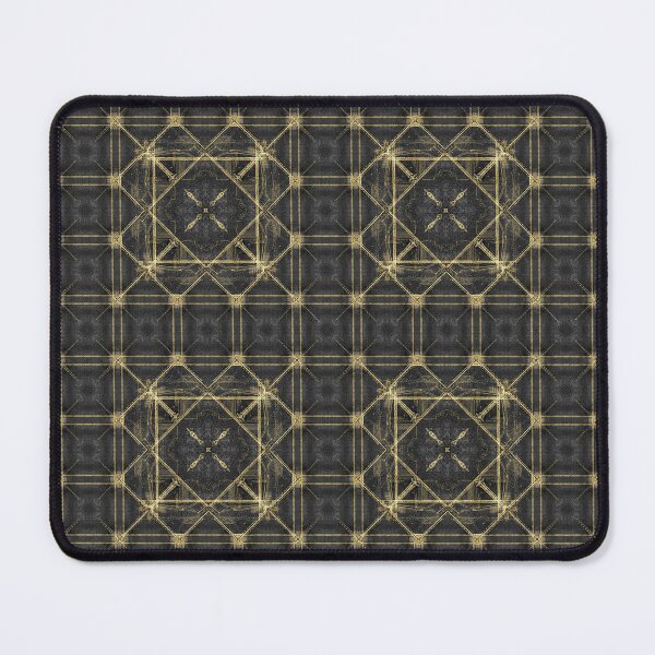 Item preview, URBAN WEAVE: Golden Geometry on Dark - Limited Edition designed and sold by Jchan24.
