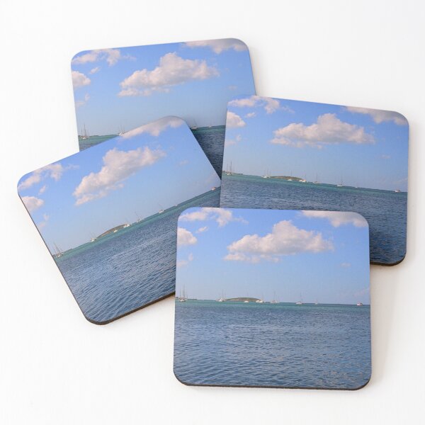 Item preview, Sailboats on a Clear Blue Horizon St. Martin designed and sold by LisaWootenPhoto.