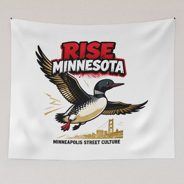 Item preview, minnesota rebel loon Minneapolis Reckless in the Street designed and sold by Uglyandcute.