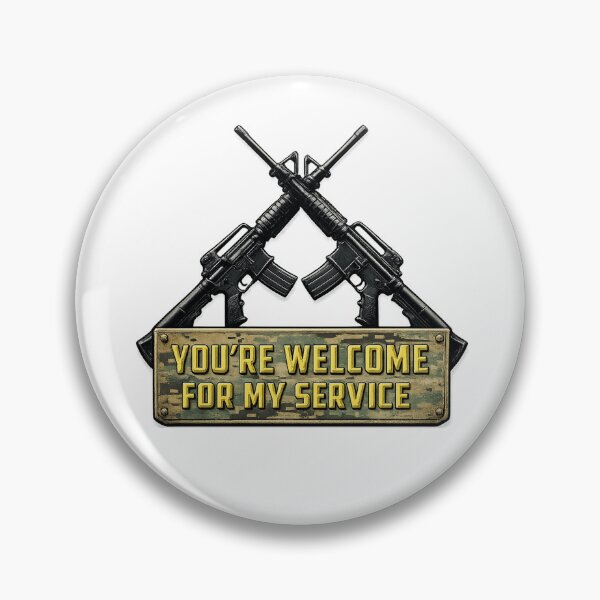 Item preview, Youre Welcome for My Service – Funny Marines Military Humor designed and sold by RogueSymmetry.