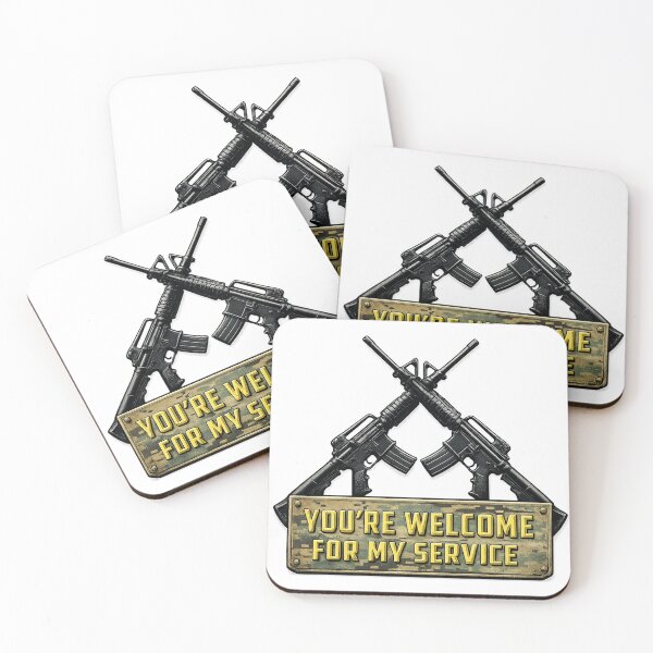 Item preview, Youre Welcome for My Service – Funny Marines Military Humor designed and sold by RogueSymmetry.