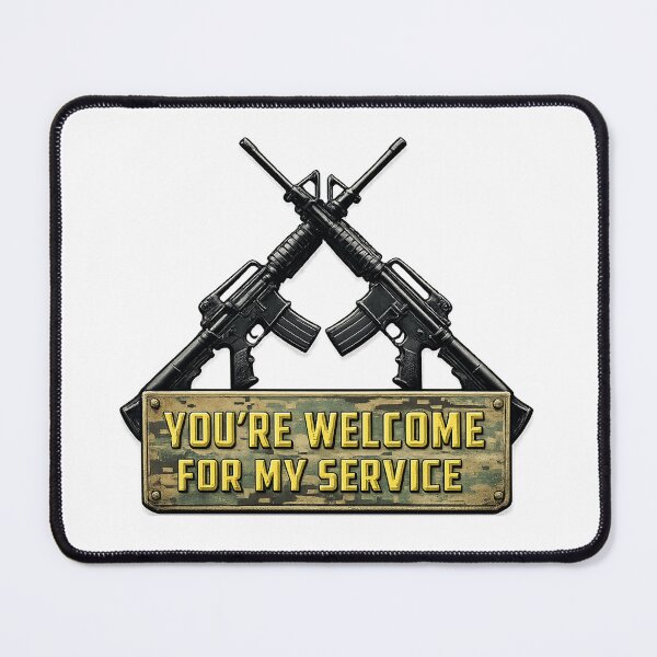Item preview, Youre Welcome for My Service – Funny Marines Military Humor designed and sold by RogueSymmetry.