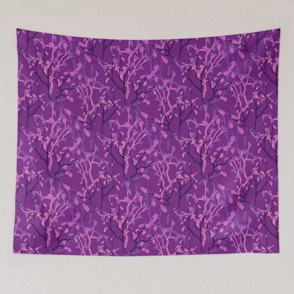 Item preview, Branching Out, lilac and deep purrple surface design pattern, intertwined branches designed and sold by EmmaSB-Designs.