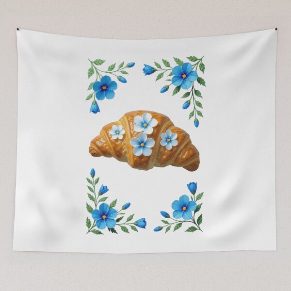 Item preview, A Croissant in Full Bloom designed and sold by ArtQueen777.