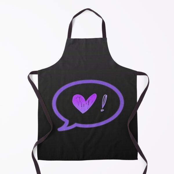 Item preview, Purple Heart Chat Exclamation Artwork designed and sold by NivyasArtistry.
