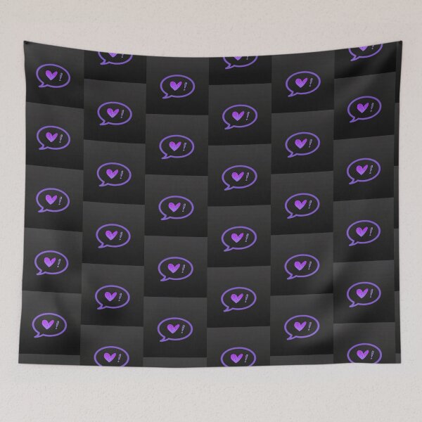 Item preview, Purple Heart Chat Exclamation Artwork  designed and sold by NivyasArtistry.