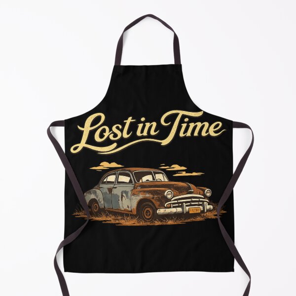 Item preview, Lost in Time – Retro Car Minimal Art designed and sold by GIFT4S.