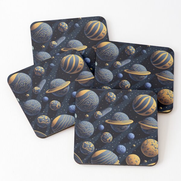 Item preview, Planets and stars pattern designed and sold by hollycooper.