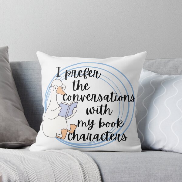 Item preview, I Prefer Conversations With Book Characters - Funny Reader Introvert designed and sold by Personal Echo.