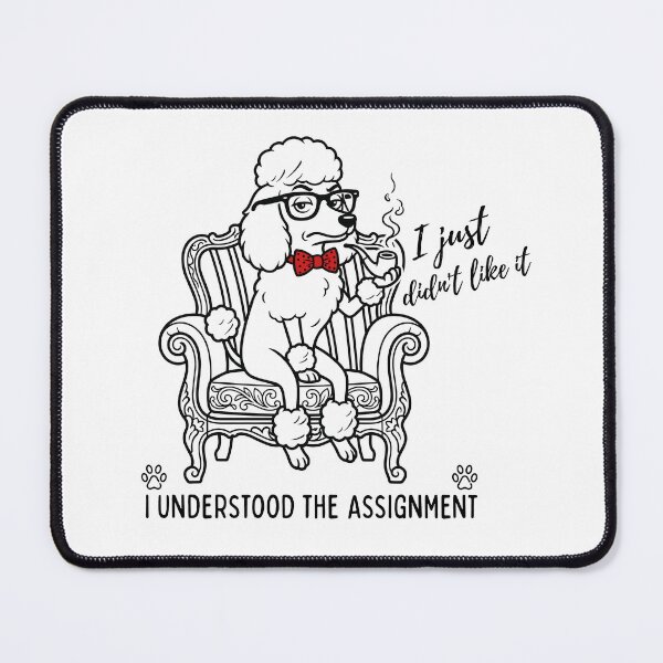 Item preview, Sophisticated Poodle Intellectual Line Art Dog Design. designed and sold by KojourinArt.